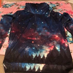 oversized galaxy hoodie